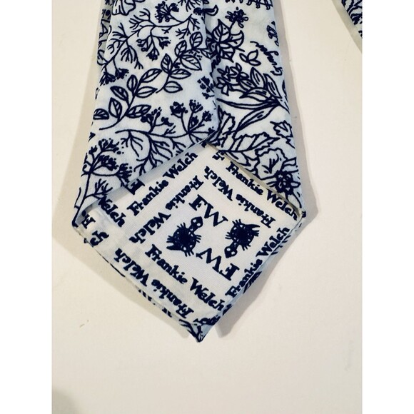 RARE Vintage Frankie Welch Men’s Spice Garden Tie Botanical Herb Print Necktie - Picture 6 of 6
